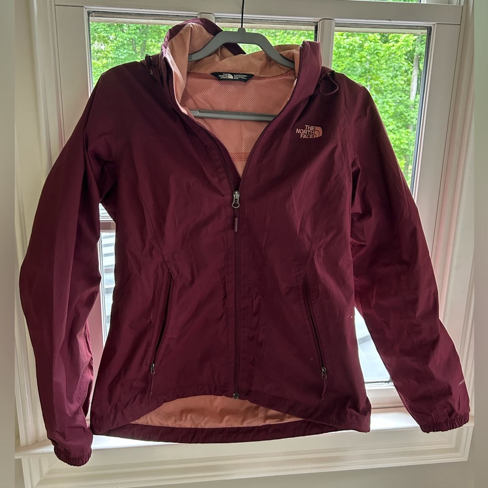 Maroon Rain jacket